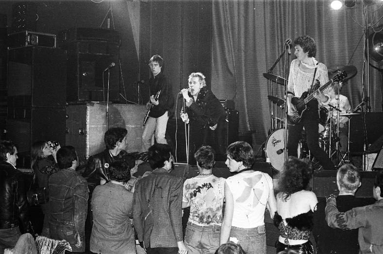 The Sex Pistols perform live in Caerphilly, Wales (Credit: Leee Black Childers)
