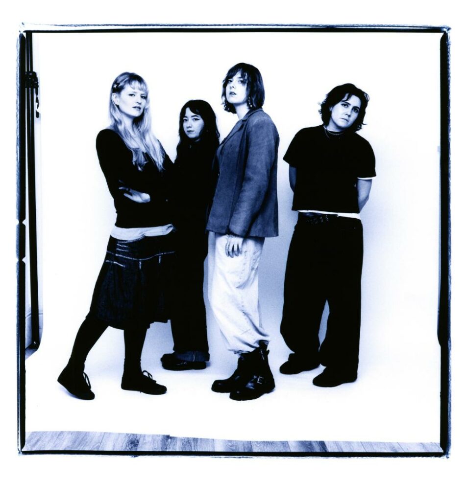 Lime Garden press photo 2026, Brighton indie-electro four-piece