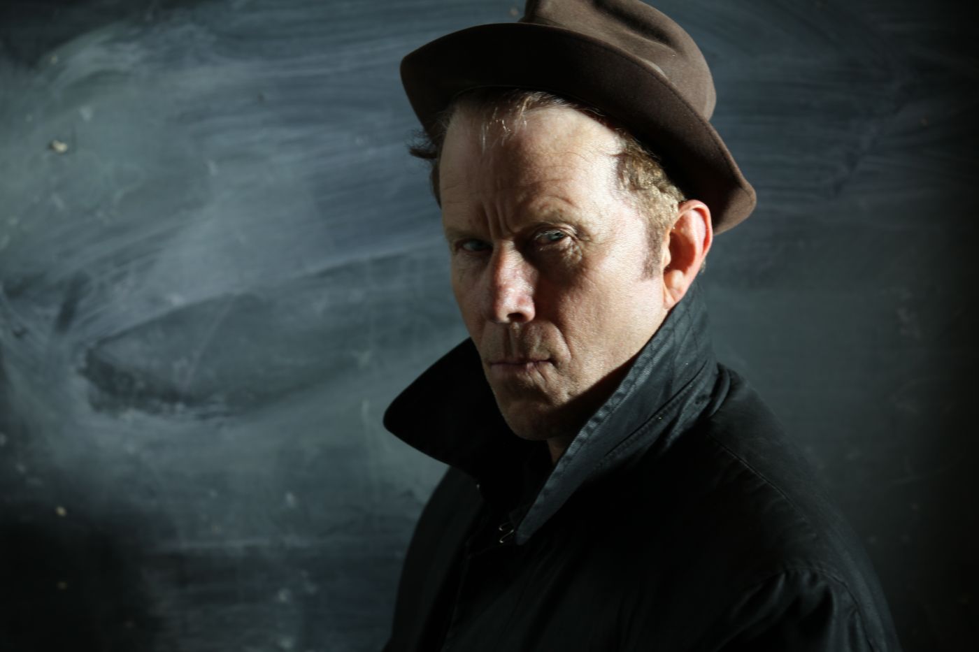 Tom Waits press photo by James Minchin III