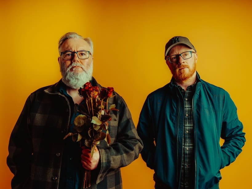Arab Strap press photo by Luke Bovill, 2026
