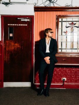 Tom Rowley photographed ahead of the release of his debut solo album Moses and the Drones