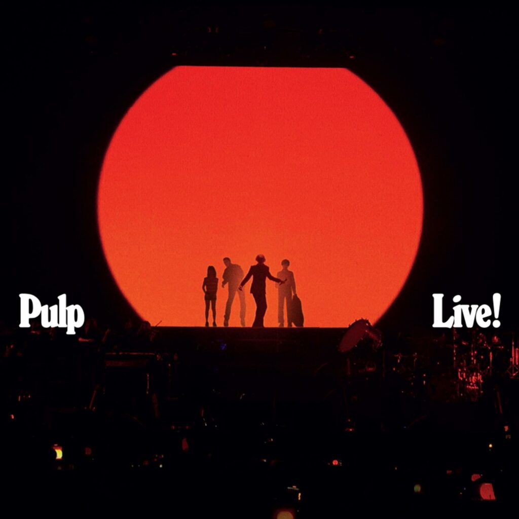 Pulp Live! album sleeve, Rough Trade Records, 2026