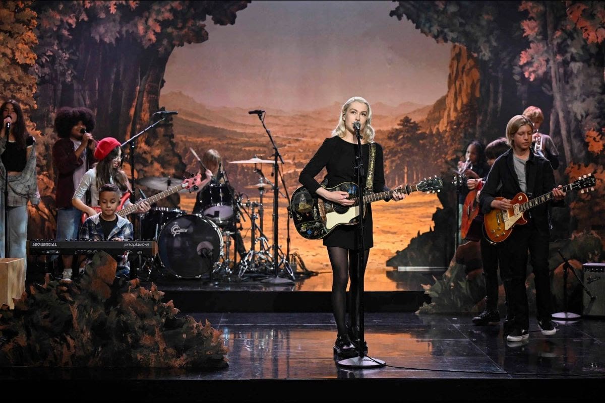 Phoebe Bridgers performing on The Tonight Show Starring Jimmy Fallon, 2026