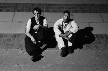 Oscar Farrell and Jeshi, press photo for new single 'Greyhound'