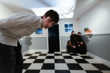 The Guest List frontman Cai Alty and the band press photo ahead of the release of debut album Something Real