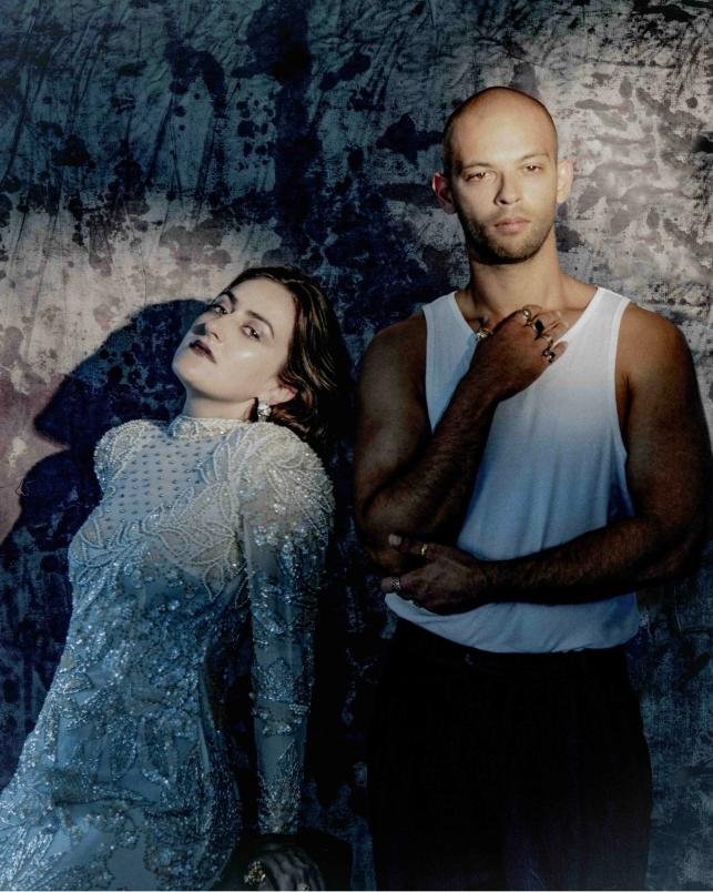Aurora Nishevci and Nathan Durasamy of Rora and the Untamed, press photo for new single 'Savage White Swan'