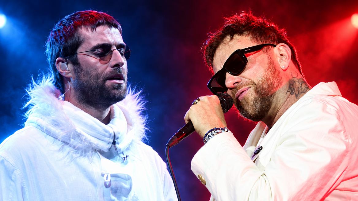 Liam Gallagher and Damon Albarn